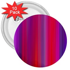 Multicolored Abstract Linear Print 3  Buttons (10 Pack)  by dflcprintsclothing