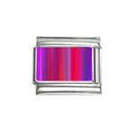 Multicolored Abstract Linear Print Italian Charm (9mm) Front