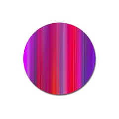 Multicolored Abstract Linear Print Magnet 3  (round) by dflcprintsclothing