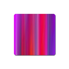 Multicolored Abstract Linear Print Square Magnet by dflcprintsclothing