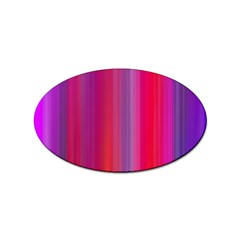 Multicolored Abstract Linear Print Sticker Oval (100 Pack)