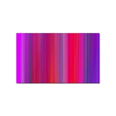 Multicolored Abstract Linear Print Sticker Rectangular (100 Pack) by dflcprintsclothing