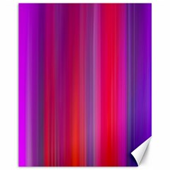 Multicolored Abstract Linear Print Canvas 11  X 14  by dflcprintsclothing