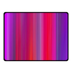 Multicolored Abstract Linear Print Double Sided Fleece Blanket (small)