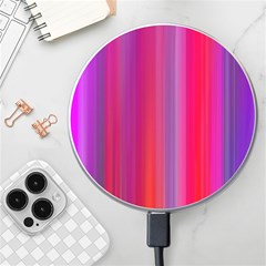 Multicolored Abstract Linear Print Wireless Charger by dflcprintsclothing