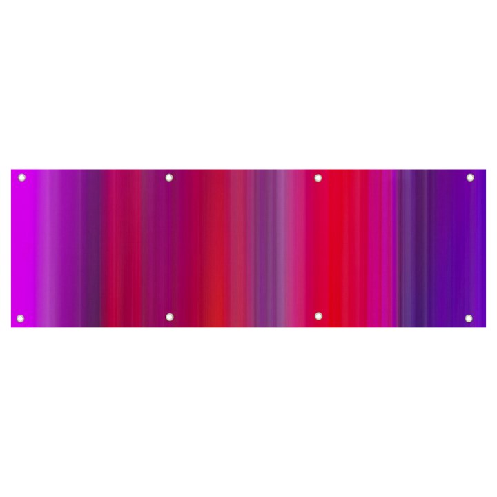 Multicolored Abstract Linear Print Banner and Sign 9  x 3 