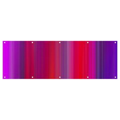 Multicolored Abstract Linear Print Banner And Sign 12  X 4  by dflcprintsclothing