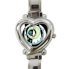 Abstraction 73 Heart Italian Charm Watch by Mazipoodles