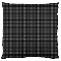 Small Grey Black Plaid Standard Flano Cushion Case (one Side) by violetheavensky