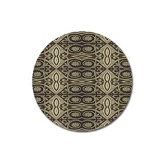 Vintage Ornament Pattern Magnet 3  (round) by dflcprintsclothing