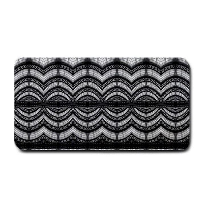 Abstract Geometric Collage Pattern Medium Bar Mat