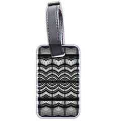 Abstract Geometric Collage Pattern Luggage Tag (two Sides) by dflcprintsclothing