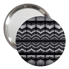 Abstract Geometric Collage Pattern 3  Handbag Mirrors