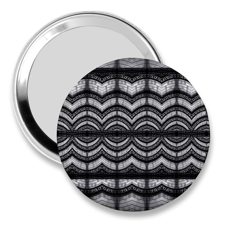 Abstract Geometric Collage Pattern 3  Handbag Mirrors