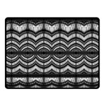 Abstract Geometric Collage Pattern Double Sided Fleece Blanket (Small) 45 x34  Blanket Back