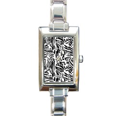 Abstract Painting Rectangle Italian Charm Watch by Sobalvarro