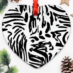 Abstract Painting Ornament (heart)