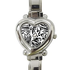 Abstract Painting Heart Italian Charm Watch by Sobalvarro