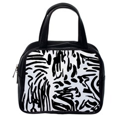 Abstract Painting Classic Handbag (one Side) by Sobalvarro