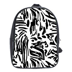 Abstract Painting School Bag (xl) by Sobalvarro