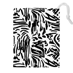 Abstract Painting Drawstring Pouch (5xl) by Sobalvarro