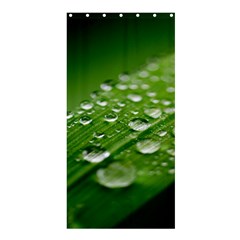 Green Water Leaf Shower Curtain 36  X 72  (stall)  by artworkshop