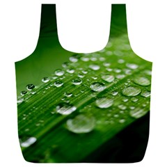 Green Water Leaf Full Print Recycle Bag (xxxl) by artworkshop