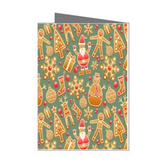 Pattern Seamless Mini Greeting Cards (pkg Of 8)