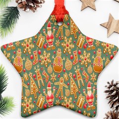 Pattern Seamless Star Ornament (two Sides) by artworkshop