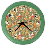 Pattern Seamless Color Wall Clock Front