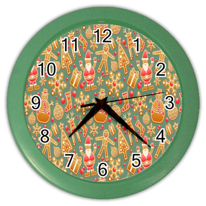 Pattern Seamless Color Wall Clock