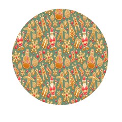 Pattern Seamless Mini Round Pill Box by artworkshop