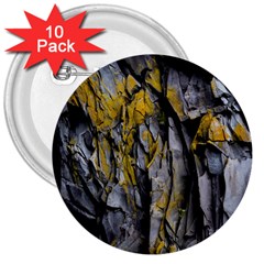 Rock Wall Crevices  3  Buttons (10 Pack)  by artworkshop