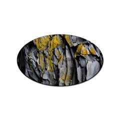 Rock Wall Crevices  Sticker (oval) by artworkshop