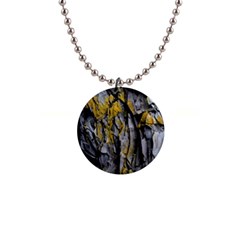 Rock Wall Crevices  1  Button Necklace by artworkshop