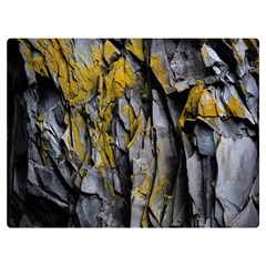 Rock Wall Crevices  One Side Premium Plush Fleece Blanket (extra Small) by artworkshop