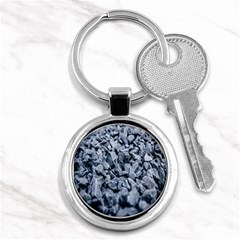 Rocks Stones Gray Gravel Rocky Material  Key Chain (round) by artworkshop