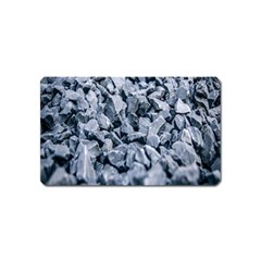 Rocks Stones Gray Gravel Rocky Material  Magnet (name Card)