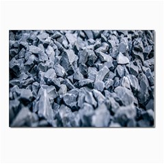 Rocks Stones Gray Gravel Rocky Material  Postcard 4 x 6  (pkg Of 10) by artworkshop