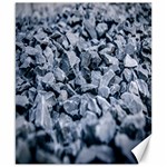 Rocks Stones Gray Gravel Rocky Material  Canvas 8  x 10  8.15 x9.66  Canvas - 1