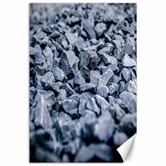 Rocks Stones Gray Gravel Rocky Material  Canvas 24  X 36  by artworkshop