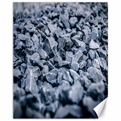 Rocks Stones Gray Gravel Rocky Material  Canvas 11  X 14  by artworkshop