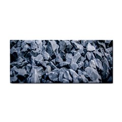 Rocks Stones Gray Gravel Rocky Material  Hand Towel by artworkshop