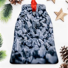 Rocks Stones Gray Gravel Rocky Material  Ornament (bell)