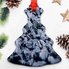 Rocks Stones Gray Gravel Rocky Material  Ornament (christmas Tree)  by artworkshop