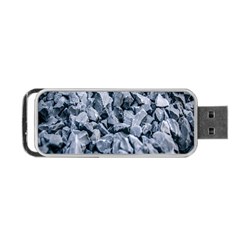 Rocks Stones Gray Gravel Rocky Material  Portable Usb Flash (one Side) by artworkshop