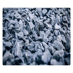 Rocks Stones Gray Gravel Rocky Material  Premium Plush Fleece Blanket (small) by artworkshop