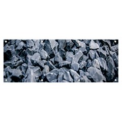 Rocks Stones Gray Gravel Rocky Material  Banner And Sign 8  X 3  by artworkshop