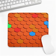 Roof Roofing Tiles  Large Mousepad by artworkshop