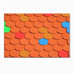 Roof Roofing Tiles  Postcards 5  X 7  (pkg Of 10)